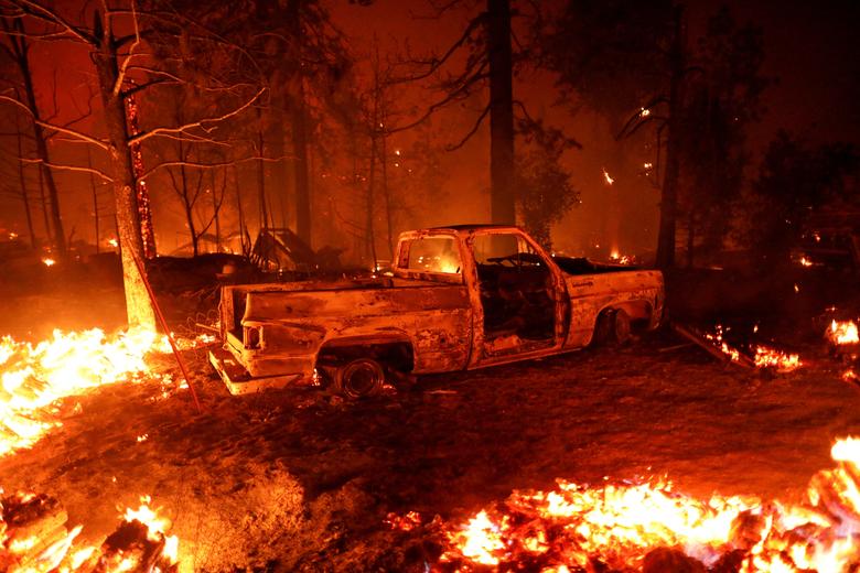 آتش‌سوزی اوک‌فایر، ماریپوسا کانتی، کالیفرنیا