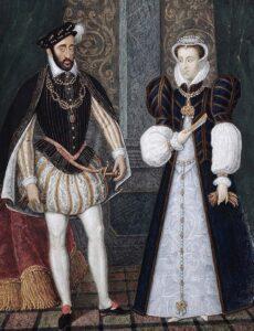 هانری دوم پادشاه فرانسه و ملکه کاترین دو مدیچی
