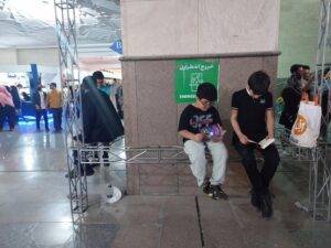 موبایل‌گرافی از نمایشگاه کتاب تهران