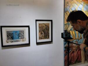 آلبوم عکس بادبان از نمایش نقاشی‌های سیروس مقدم