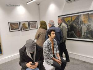 آلبوم عکس بادبان از نمایش نقاشی‌های سیروس مقدم