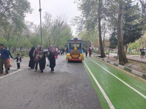 موبایلگرافی بادبان از جشنواره لاله‌های کرج