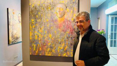 گپ و گفت بادبان با حسین غیائی به بهانه نخستین نمایشگاه نقاشی او که در گالری ایده برپا شد