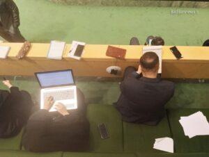 دوربین بادبان در پشت صحنه افتتاحیه دوزادهمین دوره مجلس شورای اسلامی