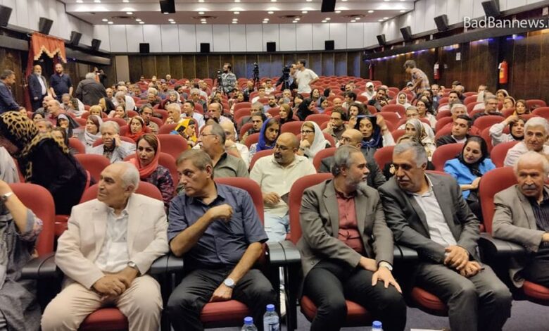 دوربین بادبان در رویداد تجلیل از بزرگان دوبله